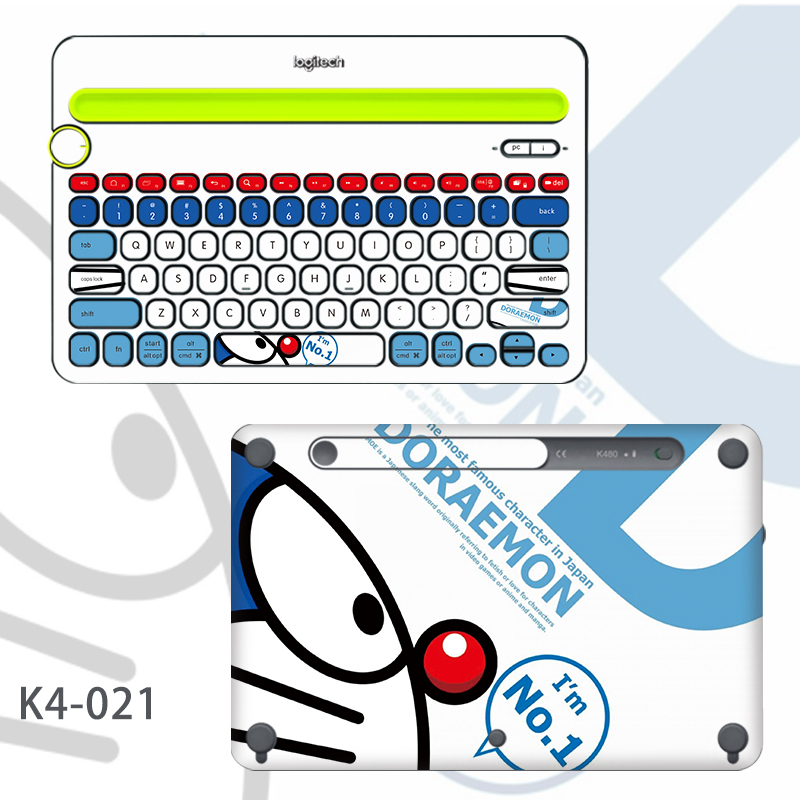 罗技k480键盘贴纸揭掉无残胶