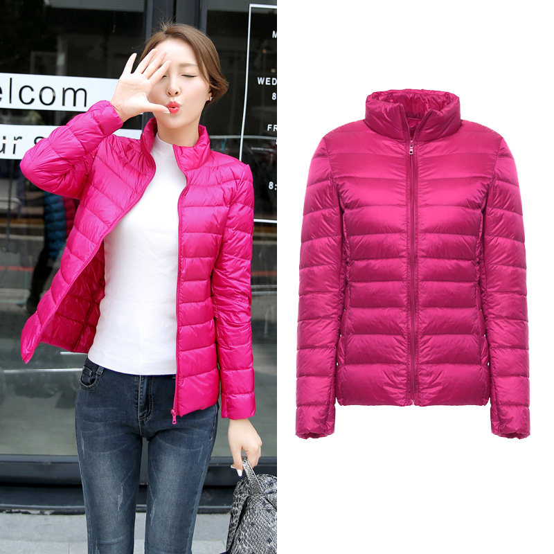 反季清仓2019新款超薄羽绒服女轻薄款短款秋冬季时尚保暖修身外套|msdalam kategori Butik wanita / wanita, Down - dari Buy2taobao.com untuk memberikan perkhidmatan ejen Taobao profesional membeli