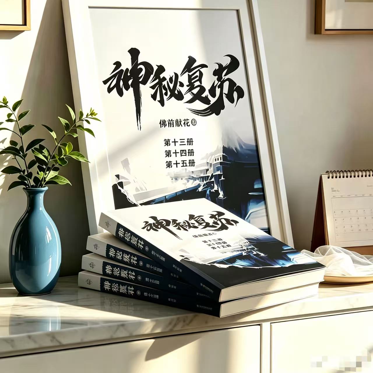 神秘复苏杨间创意佛前献花1-15全套非周边相框图片