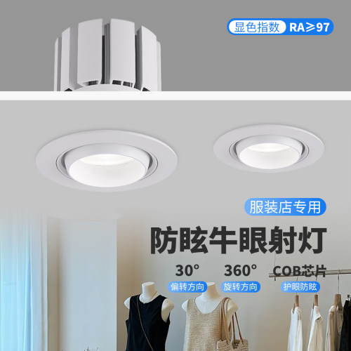 服装店专用小开孔LED牛眼射灯