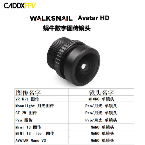 WALKSNAIL同轴线数字图传配件