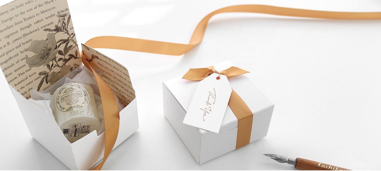 100枚白底金字thank you吊牌挂件 商务节日礼盒包装装饰 花束吊牌