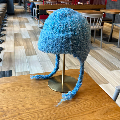 毛线帽逛街休闲女士秋冬海马毛