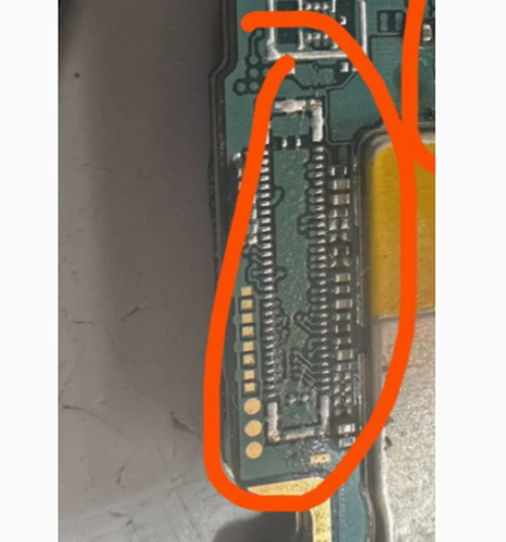 适用于三星S23u主板显示座电池座