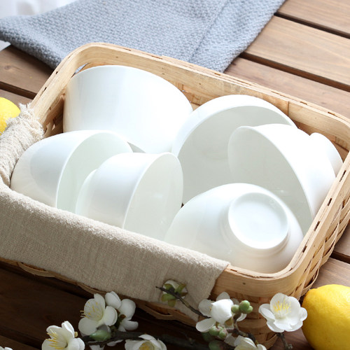 陶瓷餐具碗碟套装家用饭碗骨瓷