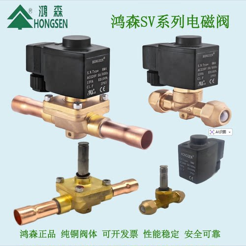 鸿森电磁阀SV型全新单向流动阀门