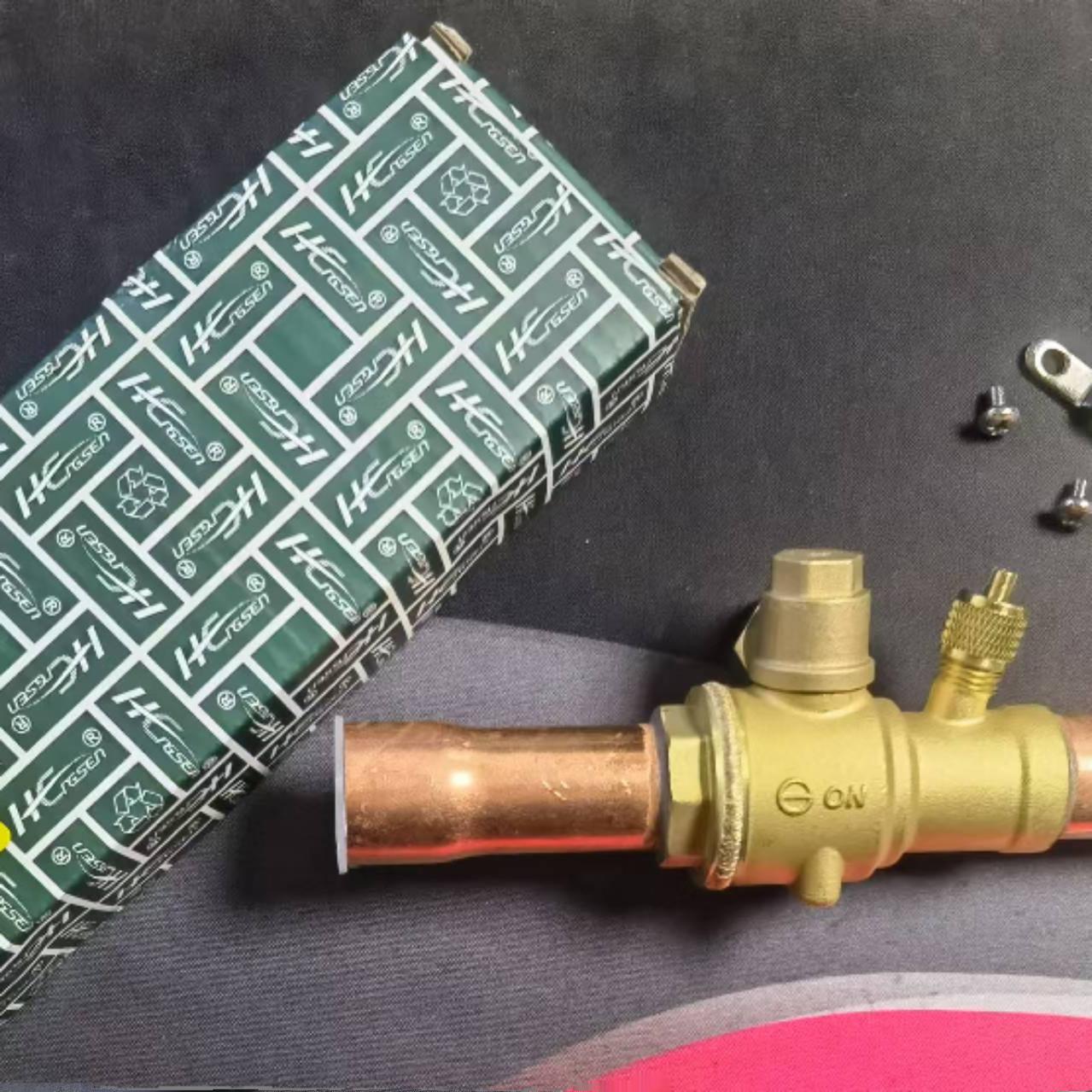 恒森LQF冷媒球阀带加注口6-54mm