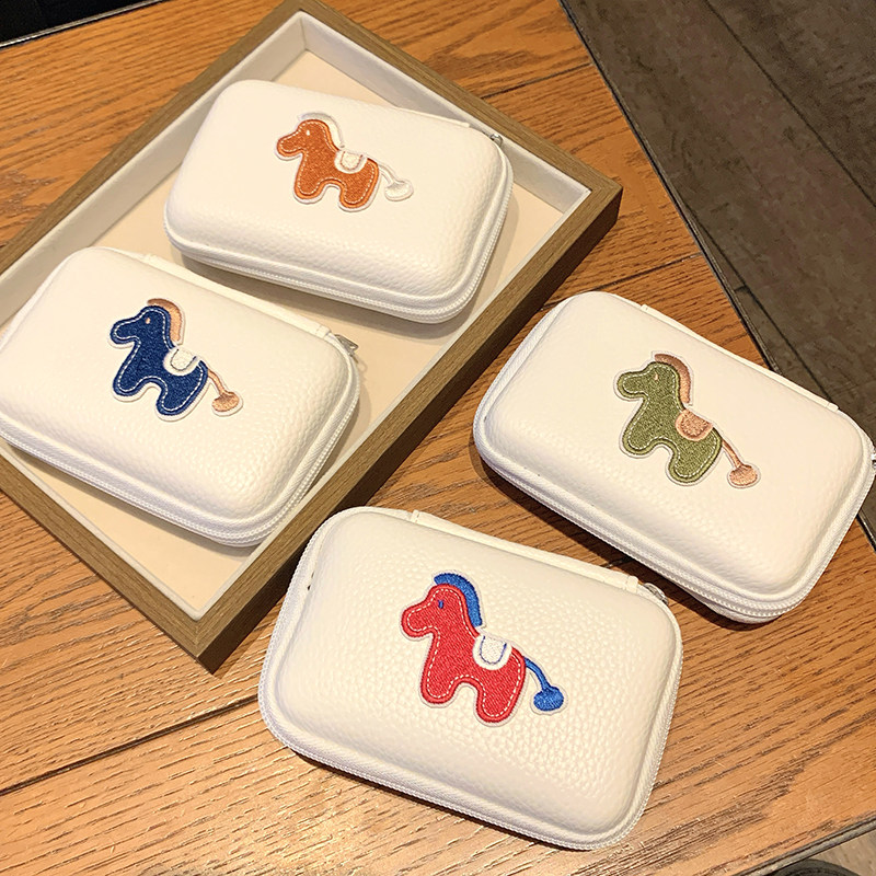 可爱小马CCD相机收纳包随身便携小型相机保护套数据线防摔收纳盒,3C数码配件,数码相机包,淘宝优惠券,粉丝福利购,淘宝优惠卷