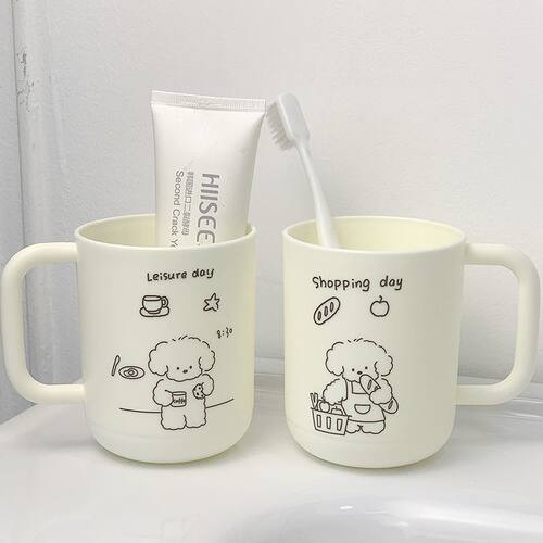 可爱ins风洗漱杯家用杯子情侣款漱口杯学生高颜值牙杯创意刷牙杯