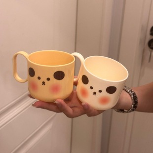 可爱儿童布丁小狗漱口杯漱杯家用学生宿舍卡通牙刷杯刷牙漱口杯