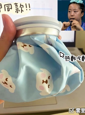 申裕斌同款布冰袋热水袋两用可爱卡通夏冬注水冷敷热敷袋重复使用