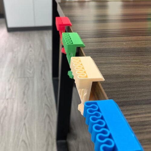 卡扣3d打印创意设计理线器家用手机充电数据线收纳理线免固定桌面