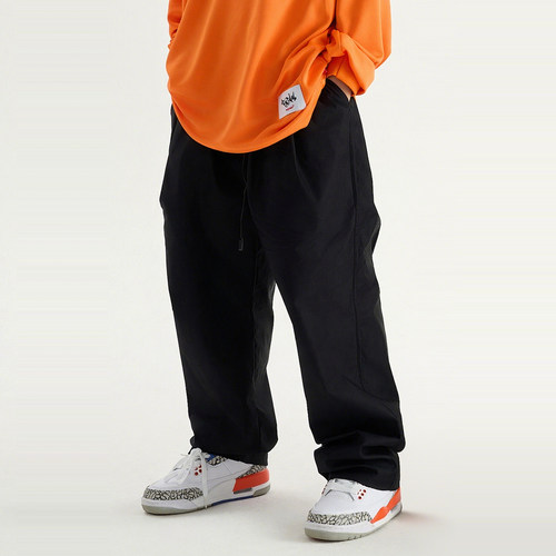 服酱简约百搭宽松工装长裤