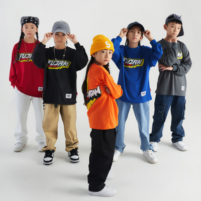 服酱街舞儿童潮服嘻哈男女童装