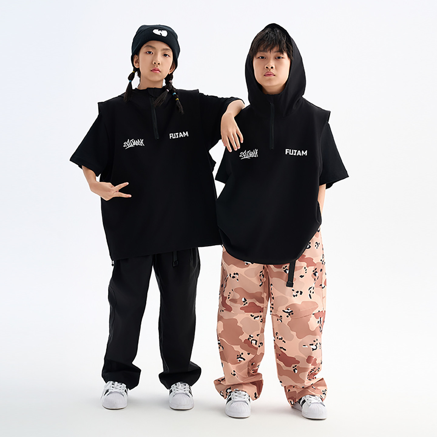 服酱潮牌童装少儿街舞马甲套装hiphop儿童帅气跳舞衣服嘻哈演出服,童装/婴儿装/亲子装,儿童演出服,淘宝优惠券,粉丝福利购,淘宝优惠卷