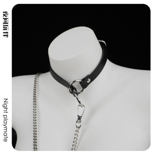 夜间玩伴*P链窒息项圈puppy项链情侣男s女m k9 choker颈圈牵引绳