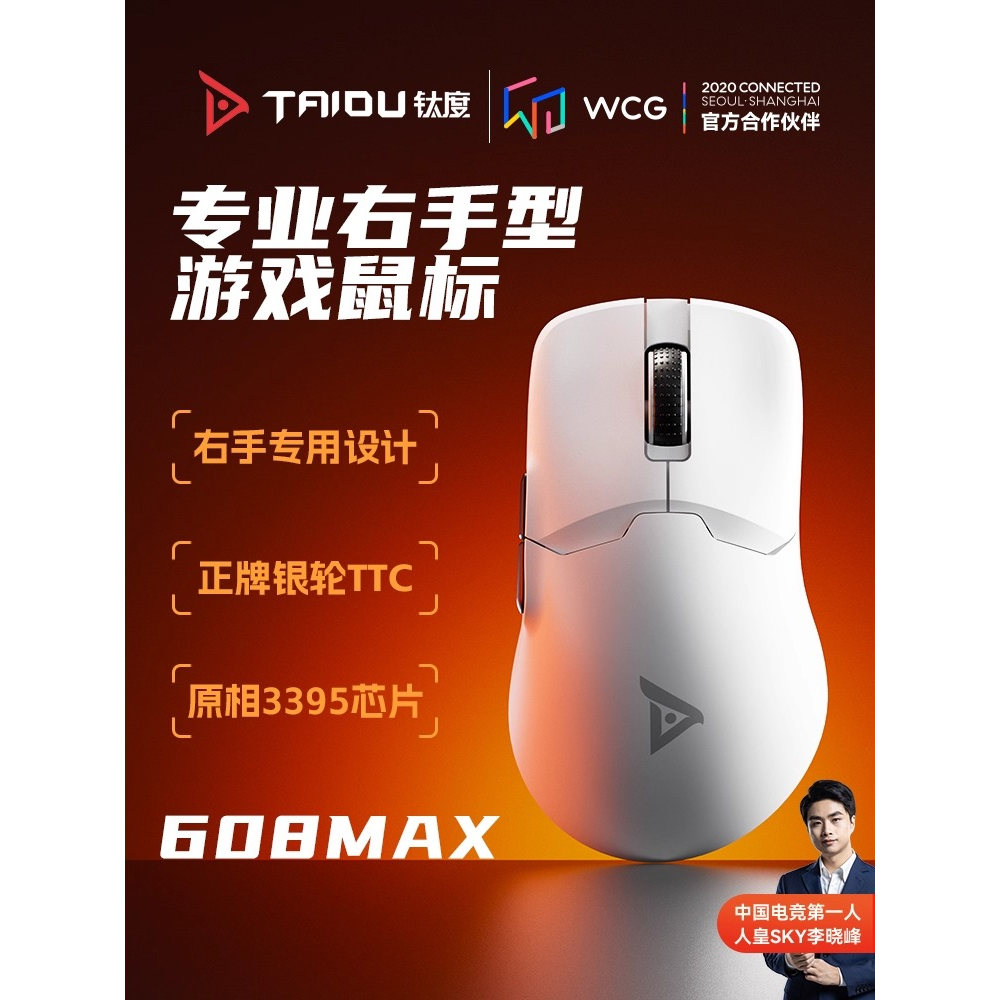 钛度TSG608MAX三模无线游戏鼠标