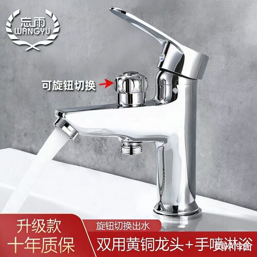 洗脸盆两用水龙头冷热