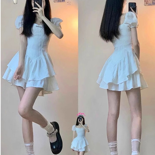可盐可甜辣妹少女穿搭两件套装夏
