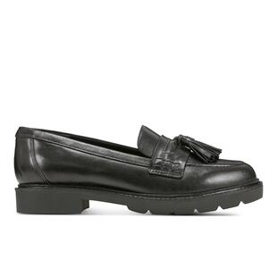 代购Rockport乐步女士乐福鞋柔软内垫轻便减震缓冲鞋垫流苏装饰