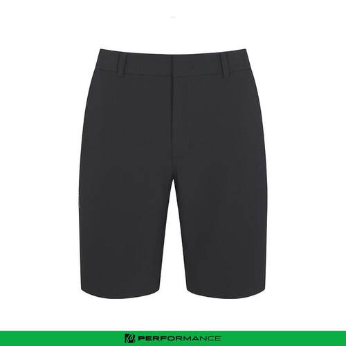 代购MALBON GOLF男士运动短裤速干透气贴身舒适耐磨黑色