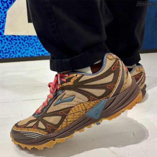 代购Brooks x STAPLE Cascadia 1布鲁克斯联名款复刻越野跑鞋男