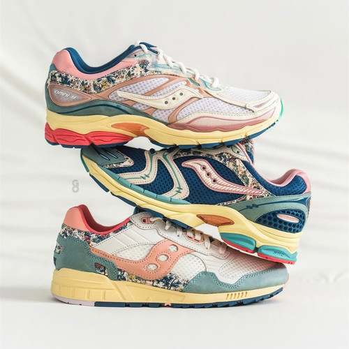 代购Saucony Progrid Omni 9 Kissaten网面透气低帮运动休闲跑鞋