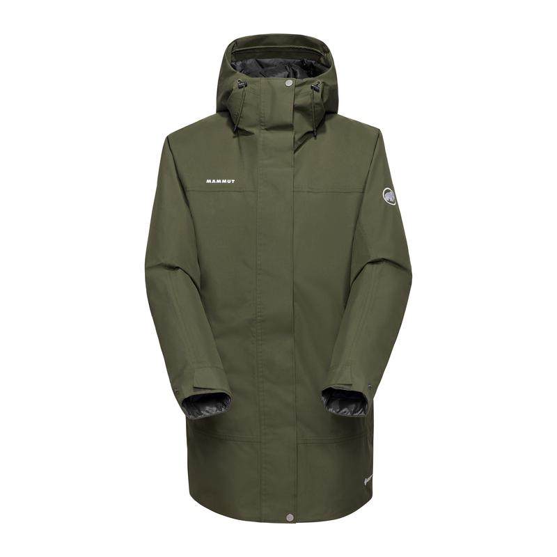 代购Mammut猛犸象女士冲锋衣防水防风保暖硬壳外套连帽长袖