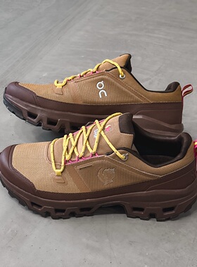 代购ON Cloudrock Low Waterproof SHF 昂跑联名越野跑鞋男女防水