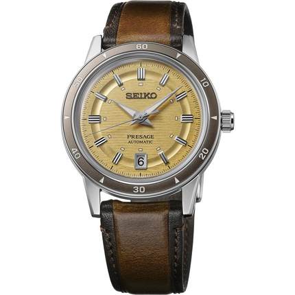 Seiko/精工日韩腕表复古机械自动男款皮带防水M