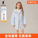 WALK童装 女童羽绒服中长款 2025新款 POLO 冬季 儿童外套连帽保暖