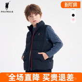 2026秋冬季 男女童棉马甲短款 儿童外套保暖上衣坎肩 walk童装 polo
