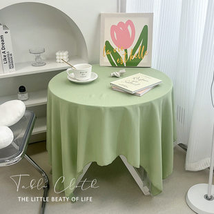 轻奢高级感茶歇甜品台装饰幼儿园白色桌布氛围沙龙场景布置背景布