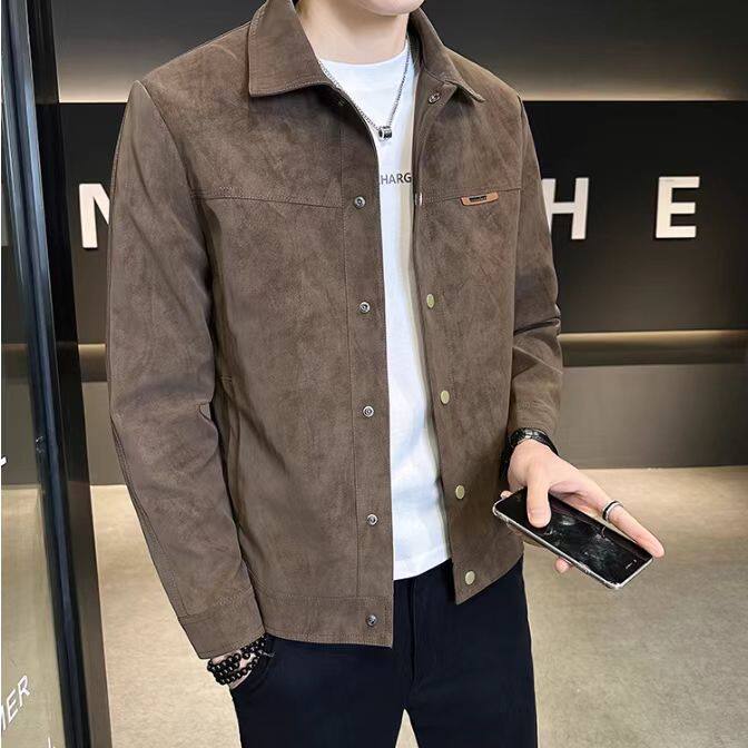 春秋季休闲夹克男士潮流