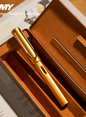 LAMY钢笔 凌美恒星赤铜橙钢笔墨水礼盒套装旗舰店官方高档高颜值生日礼物 少女心礼物 学生正姿笔