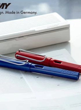 LAMY凌美钢笔 狩猎者Safari墨水笔礼盒装磨砂黑色 旗舰店官方学生节日礼品礼物EF F笔尖