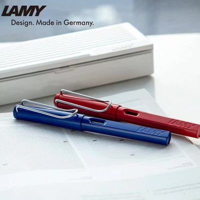 LAMY凌美狩猎磨砂黑亮白墨水笔