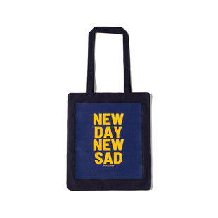 day 0001 SLOGAN® new 帆布袋 环保袋 ACRYLISM® sad