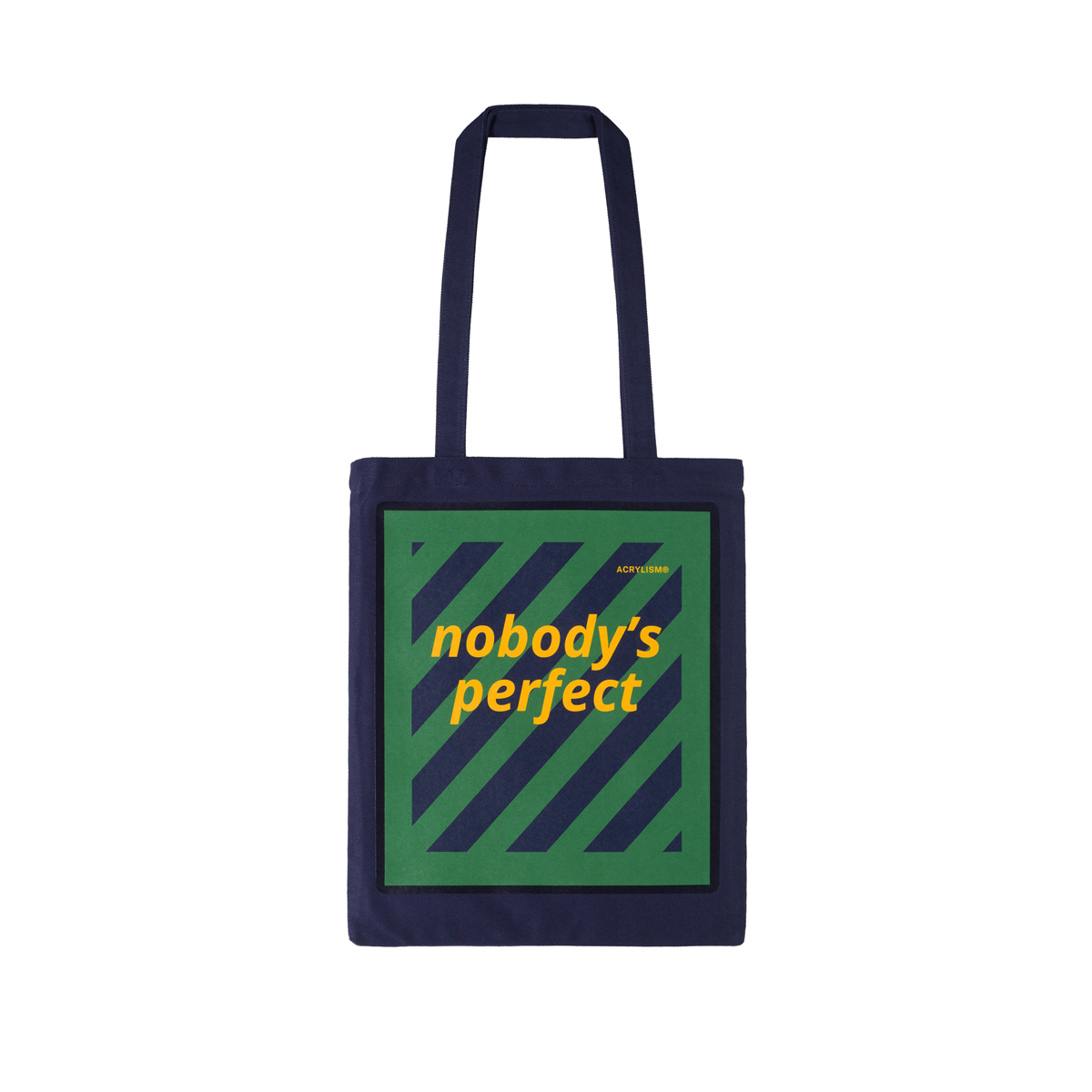 #0046# nobody is perfect 环保袋 SLOGAN® by ACRYLISM®