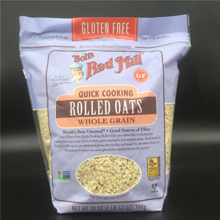 Gluten Free Quick Cooking Rolled Oats鲍勃无麸质快熟燕麦片