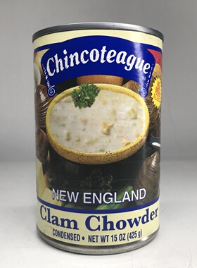 美国New England Clam Chowder新英格兰风味蛤蜊浓汤速食汤425g