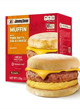 Pork Patty Egg Cheese Muffin猪柳蛋之士麦芬汉蛋白早餐空气炸锅