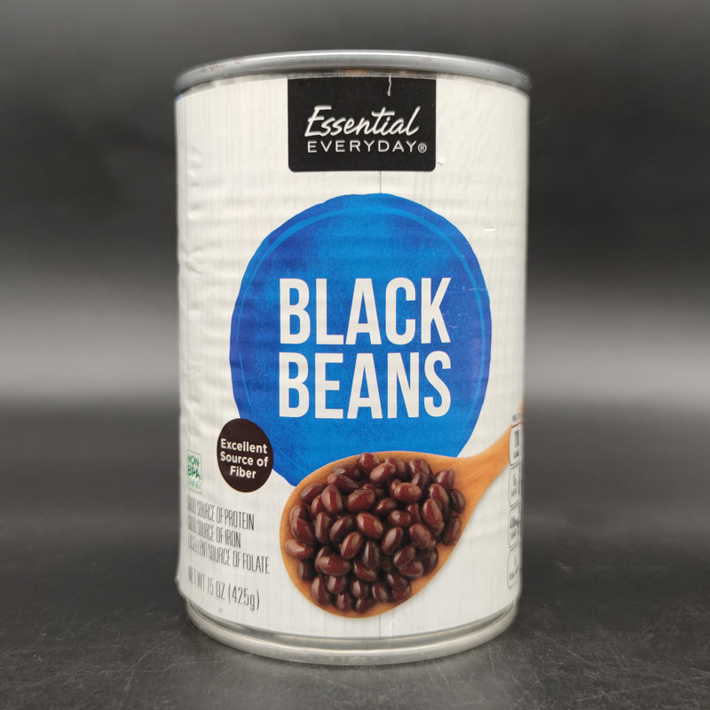 美国进口black beans黑豆拌沙拉蔬菜罐头五谷杂粮西餐配料