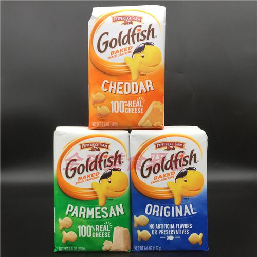 PEPPERIDGEFARM美国金鱼型饼干