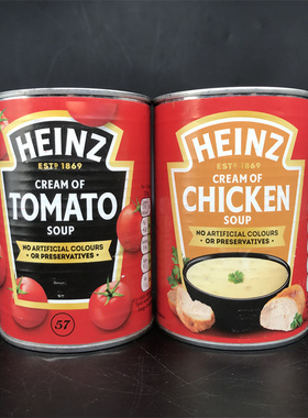 Heinz Cream Of Tomato Chicken Soup亨氏忌廉番茄汤速食汤400g