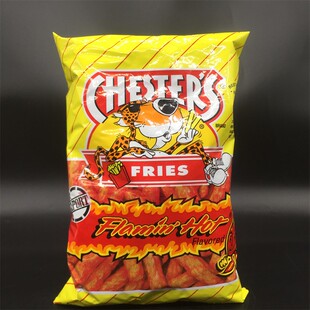 Snacks火辣味松脆玉米泡芙条Fries Flamin Hot Corn Free Gluten