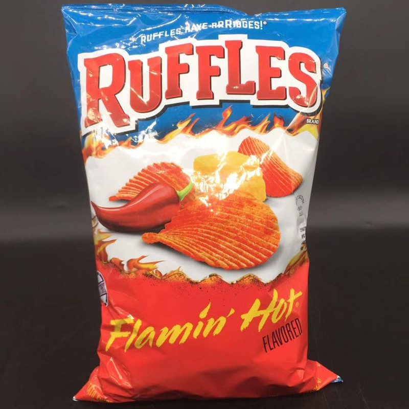 美国进口如福司土豆片 洋葱酸奶味RUFFLES SOUR CREAM &