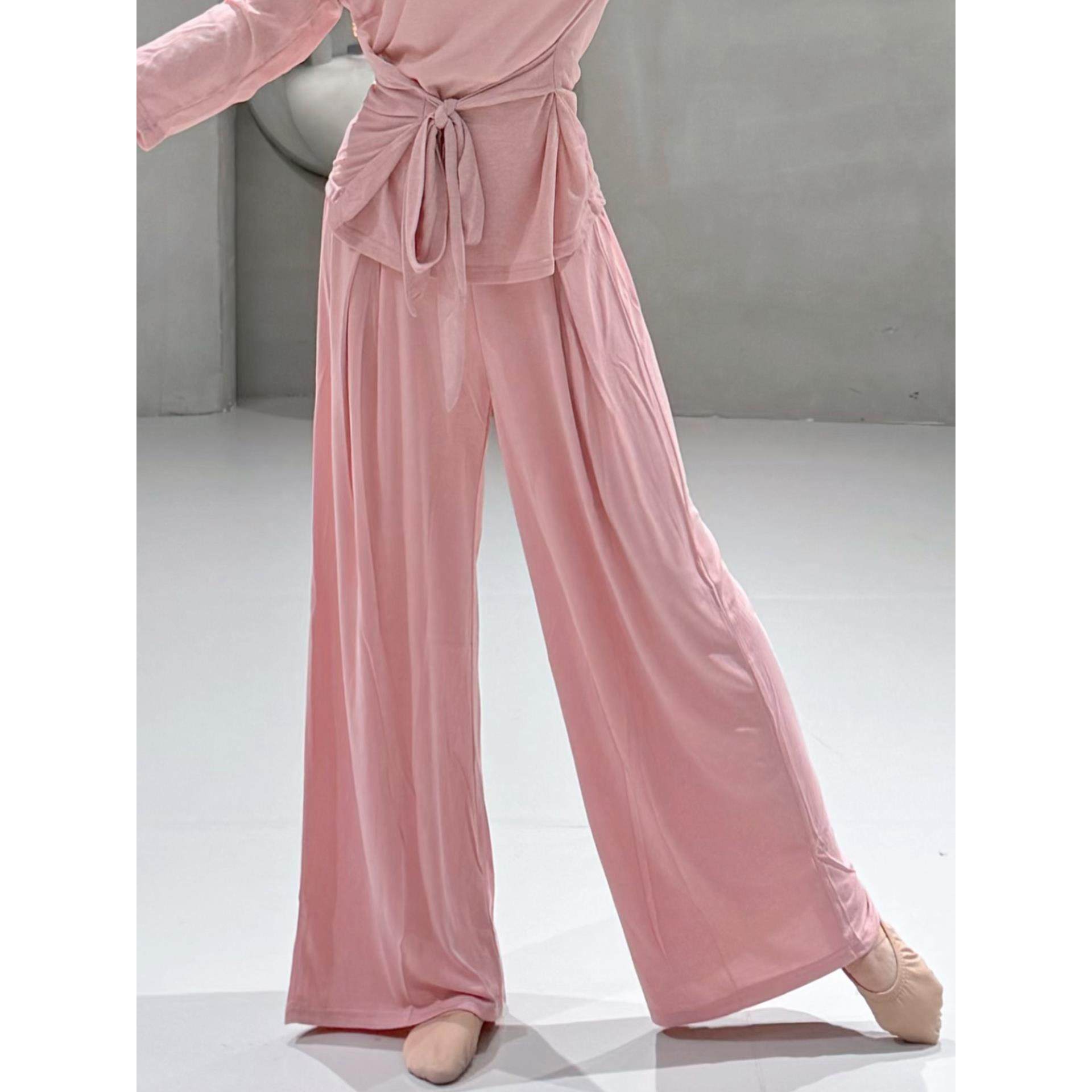 舞现代舞中国垂感阔腿裤