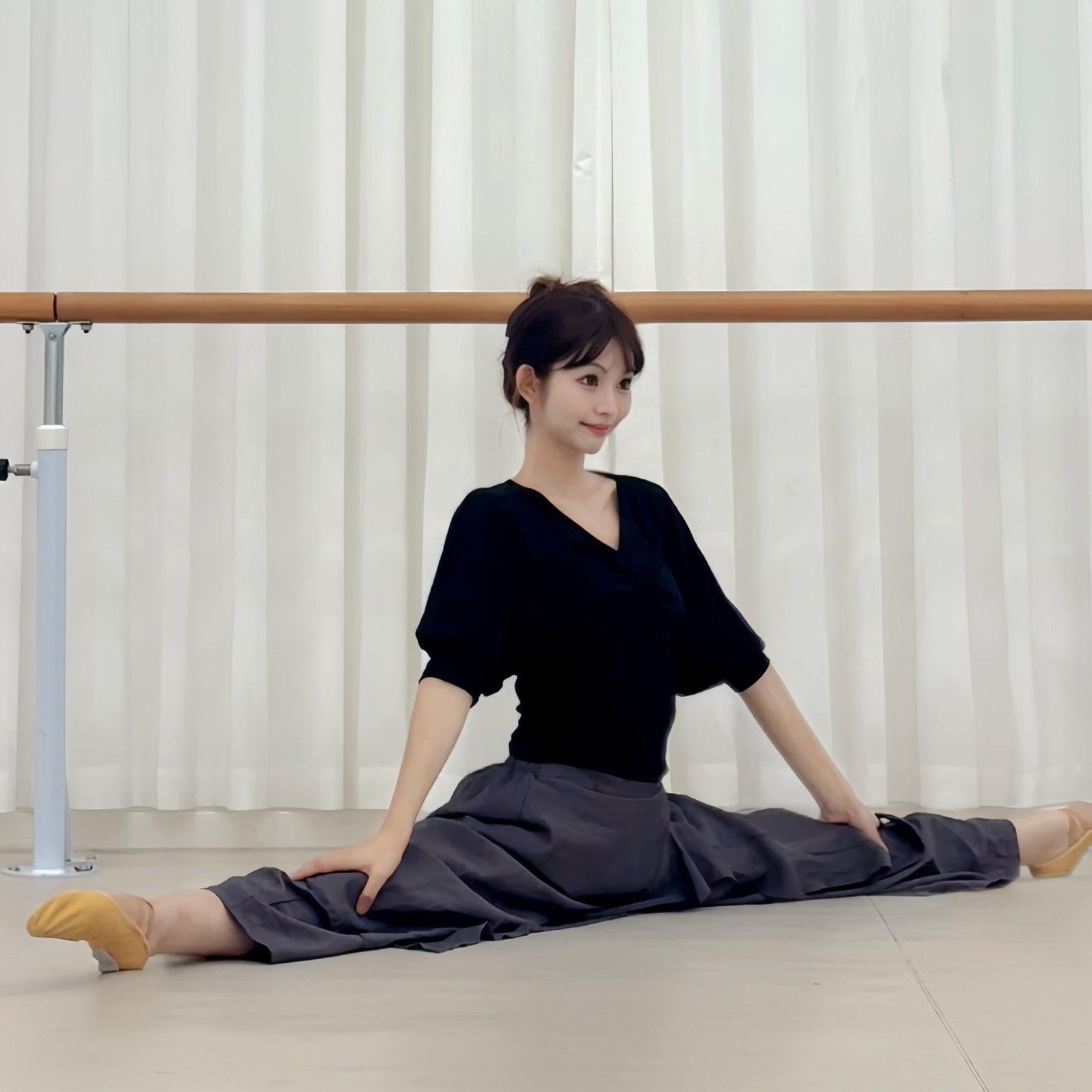 服装袖现代舞形体穿成人舞蹈练功日常服女上衣古典舞搭艺考生蝙蝠