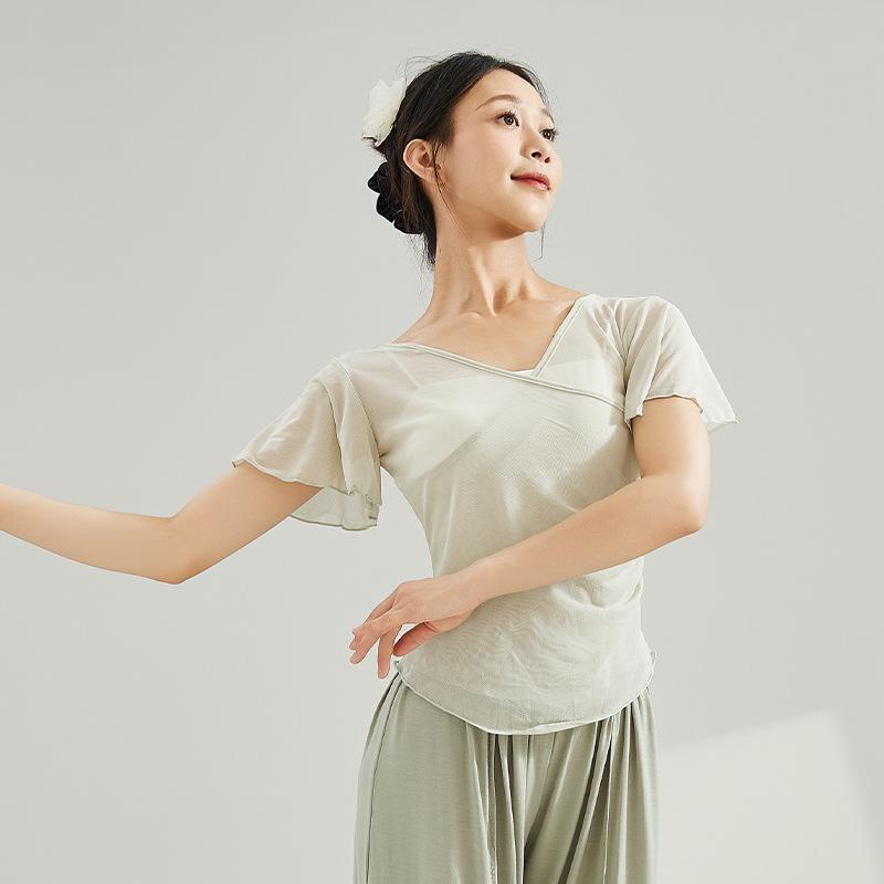 舞蹈服装练功古典服纱衣